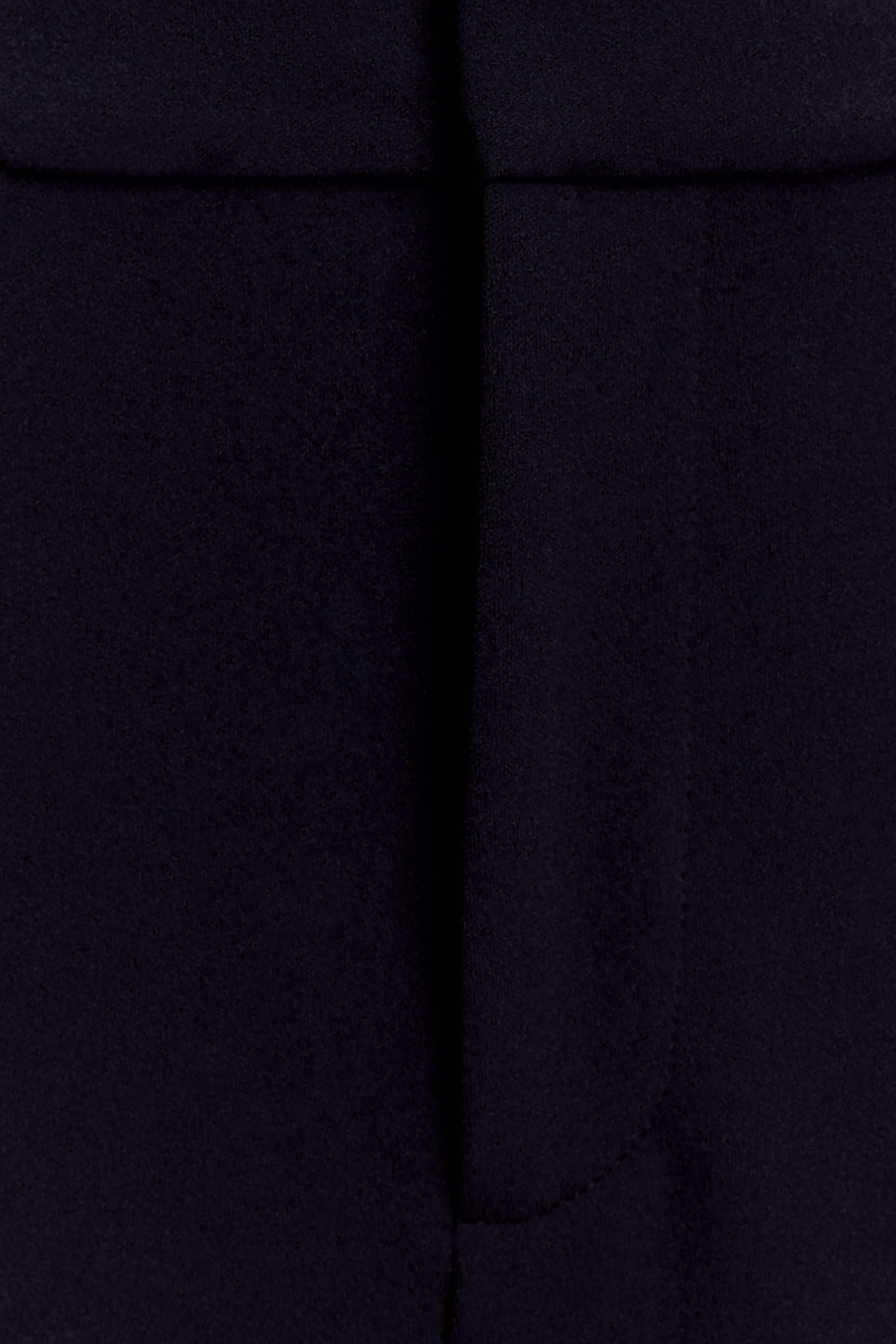 Maude Crepe Straight Leg Pants - Black
